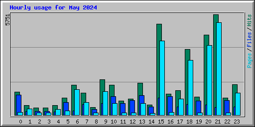 Hourly usage for May 2024